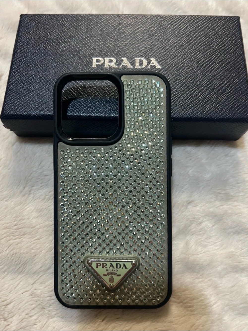 Prada Crystal IPhone 13 Pro case, pre-owned